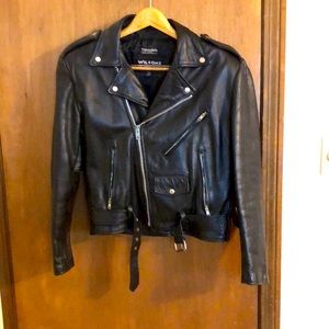 Classic unisex motorcycle jacket